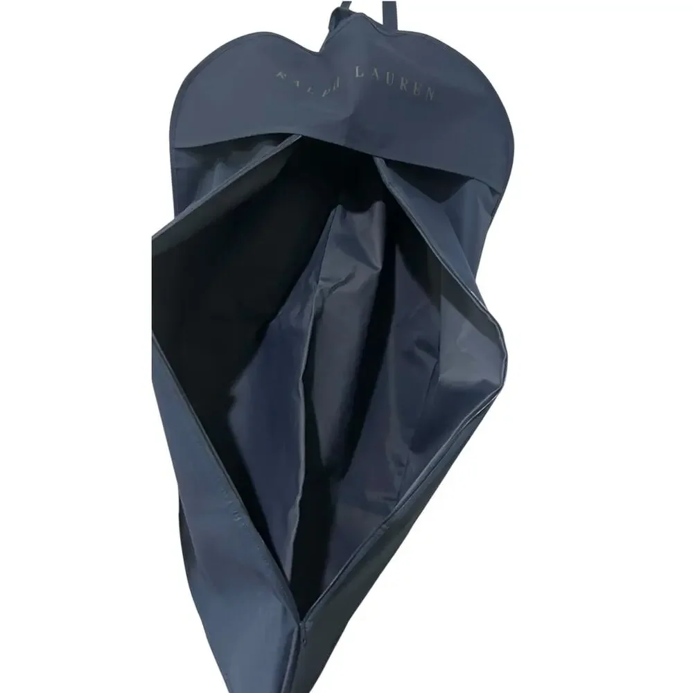 Ralph Lauren Dark Blue Garment Bag Hanging Travel Suit Cover 24
